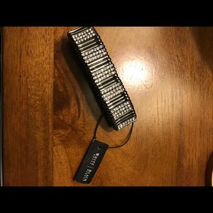 White House Black Market Black and silver bracelet